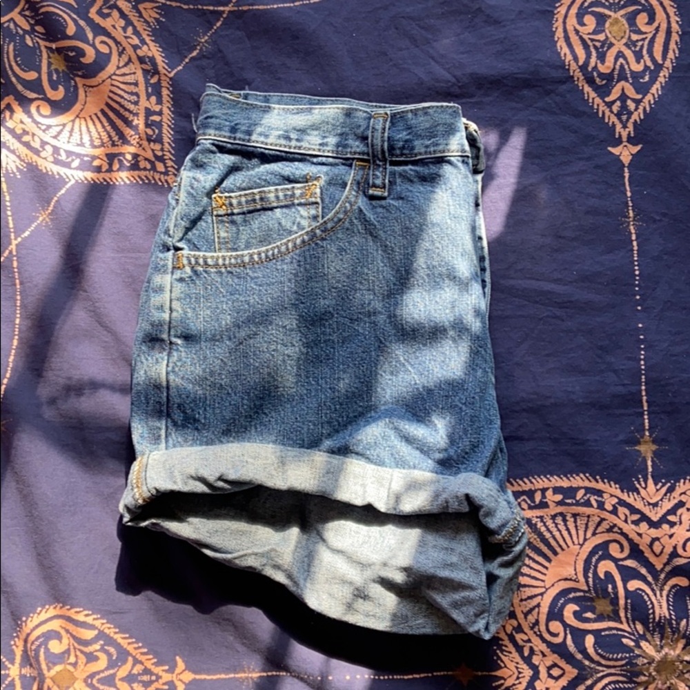 Denim shorts